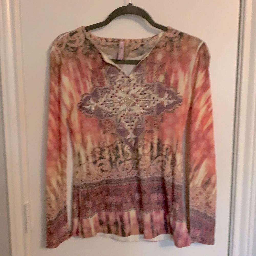 Casual long sleep top